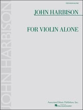 For Violin Alone cover